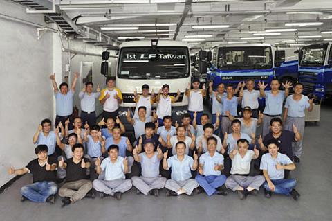 FASC assembles first DAF LF distribution truck in Taiwan